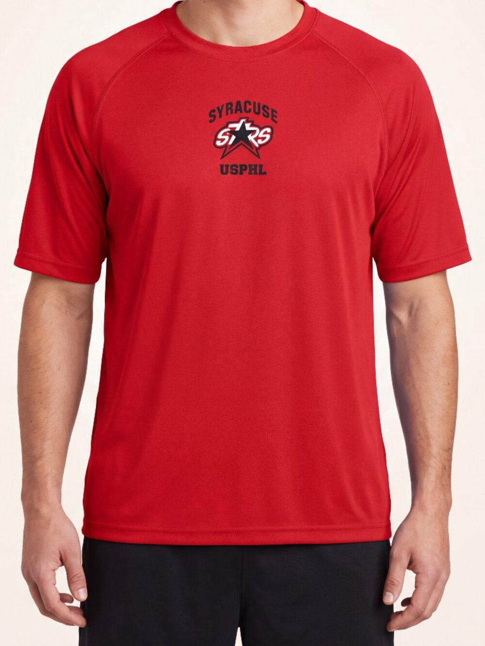 Syracuse Stars USPHL Hockey Red Performance T-Shirt – 3XL Pennant Sportswear
